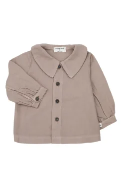 Baby blouse/overhemd rose