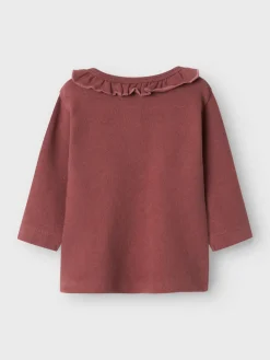 Baby blouse/overhemd rose