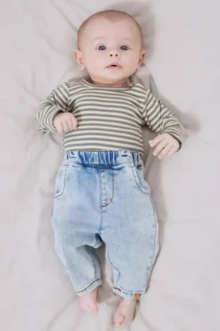 Baby broek blauw