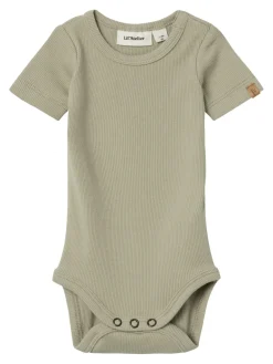 Baby romper korte mouw groen