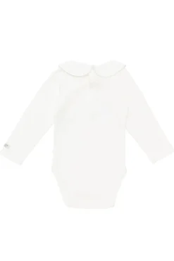 Baby romper lange mouw ecru