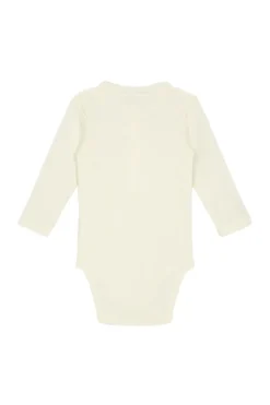 Baby romper lange mouw ecru