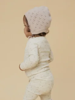 Baby romper lange mouw groen
