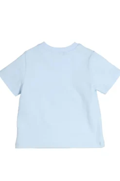 Baby t-shirt korte mouw blauw