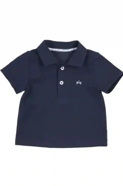 Baby t-shirt korte mouw blauw