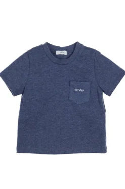 Baby t-shirt korte mouw blauw