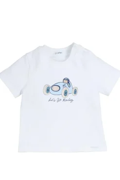Baby t-shirt korte mouw wit