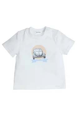 Baby t-shirt korte mouw wit