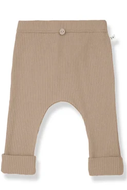 Baby t-shirt lange mouw bruin