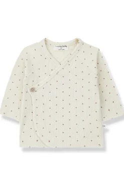Baby t-shirt lange mouw ecru