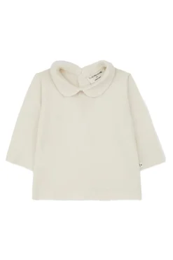 Baby t-shirt lange mouw ecru