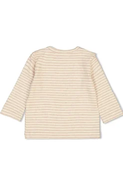 Baby t-shirt lange mouw ecru