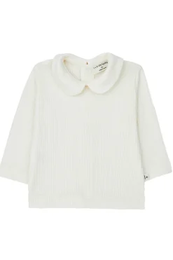 Baby t-shirt lange mouw ecru