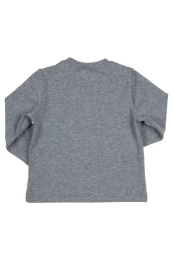 Baby t-shirt lange mouw grijs