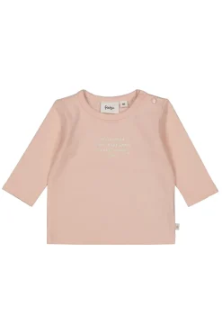 Baby t-shirt lange mouw rose