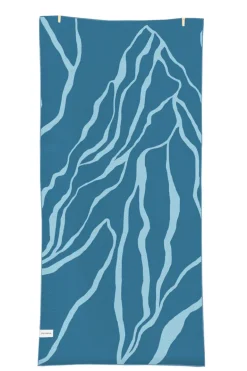 Bad & beach badlaken blauw