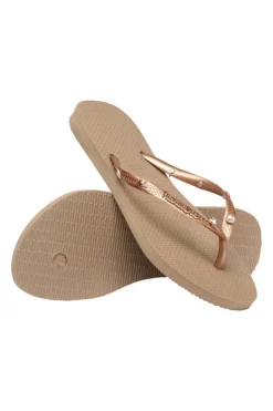 Bad /beach badslipper senior goud