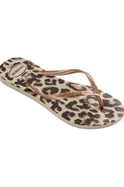 Bad /beach slipper dames bruin