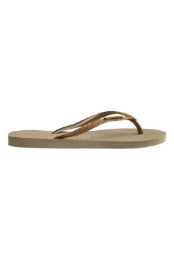 Bad /beach slipper dames goud