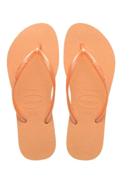 Bad /beach slipper dames oranje