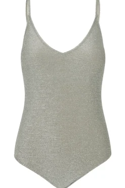 Bad/beach dames badpak mode bruin