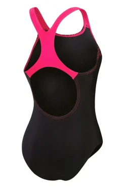Bad/beach dames badpak sport zwart