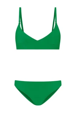 Bad/beach dames bikini groen