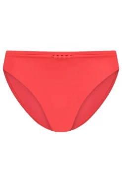 Bad/beach dames bikini slip rood