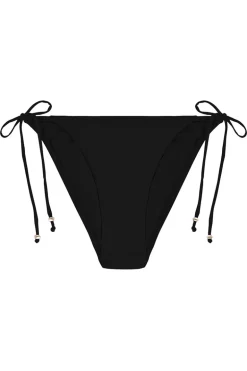 Bad/beach dames bikini slip zwart