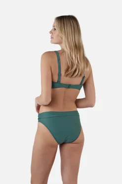 Bad/beach dames bikini slip bruin