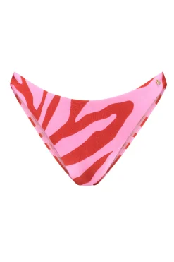 Bad/beach dames bikini slip rose