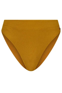 Bad/beach dames bikini slip bruin