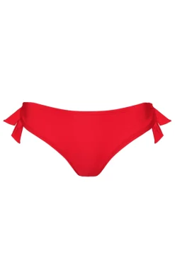 Bad/beach dames bikini slip rood