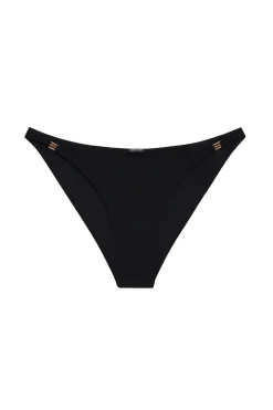 Bad/beach dames bikini slip zwart