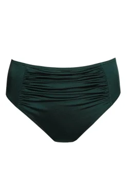 Bad/beach dames bikini slip groen