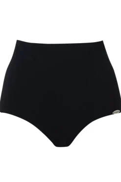 Bad/beach dames bikini slip zwart