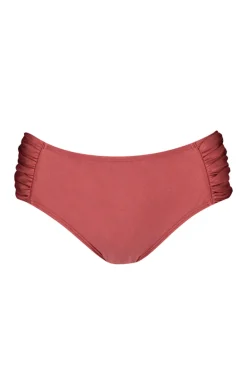 Bad/beach dames bikini slip bruin