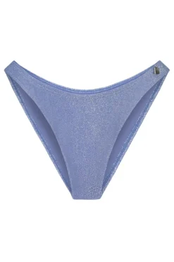 Bad/beach dames bikini slip blauw