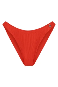 Bad/beach dames bikini slip rood