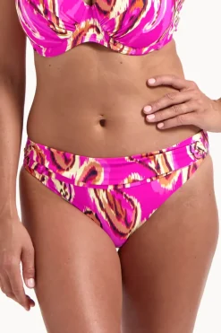 Bad/beach dames bikini slip rose