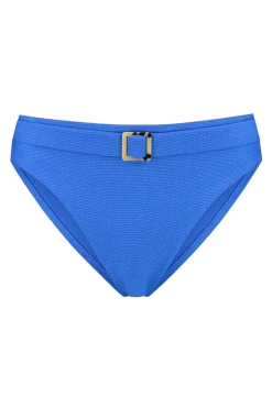 Bad/beach dames bikini slip blauw