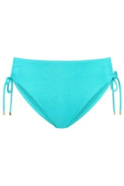 Bad/beach dames bikini slip blauw