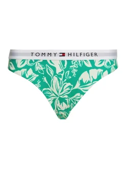 Bad/beach dames bikini slip groen