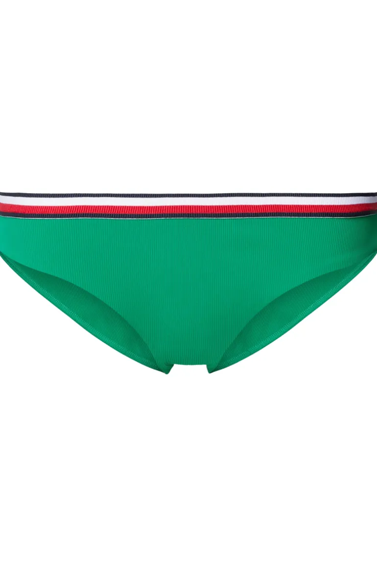Bad/beach dames bikini slip groen
