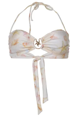 Bad/beach dames bikini top ecru