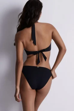 Bad/beach dames bikini top zwart