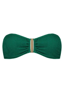 Bad/beach dames bikini top groen