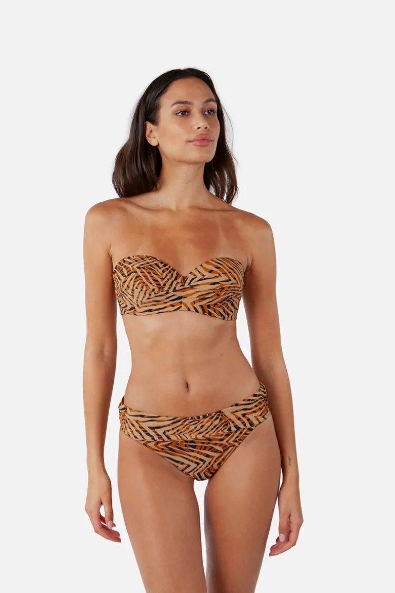 Bad/beach dames bikini top ecru