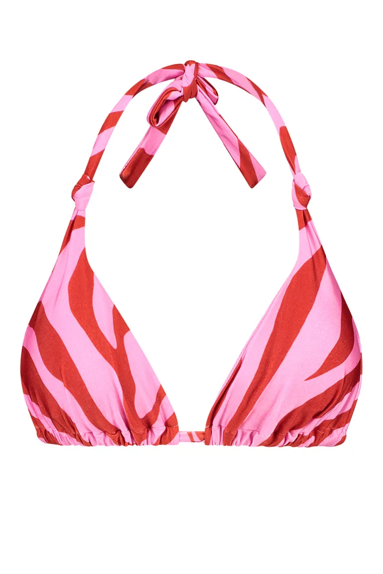 Bad/beach dames bikini top rose