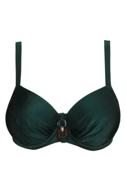 Bad/beach dames bikini top groen